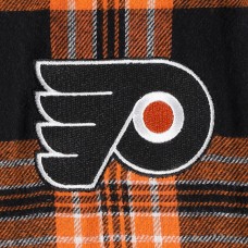 Philadelphia Flyers Concepts Sport Badge T-Shirt & Pants Sleep Set - Black/Orange