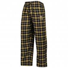 Vegas Golden Knights Concepts Sport Ledger Flannel Sleep Pants - Black/Gold