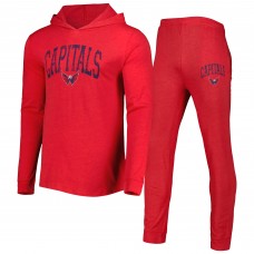 Washington Capitals Concepts Sport Meter Pullover Hoodie & Joggers Set - Red