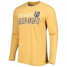 Vegas Golden Knights Concepts Sport Meter Long Sleeve T-Shirt & Pants Sleep Set - Black/Gold