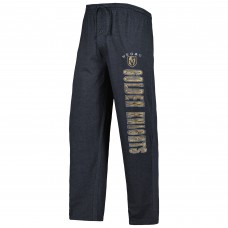 Vegas Golden Knights Concepts Sport Meter Long Sleeve T-Shirt & Pants Sleep Set - Black/Gold