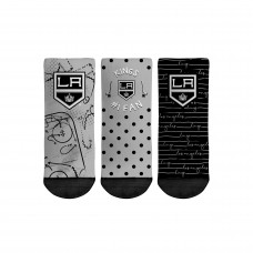 Носки Три пары носков Los Angeles Kings Rock Em Toddler #1 Fan