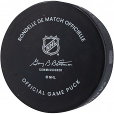 Simon Edvinsson Detroit Red Wings Autographed Fanatics Authentic Official Game Puck