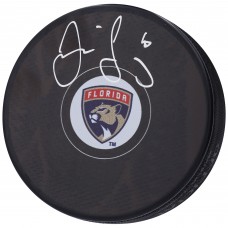 Шайба с автографом Jaromir Jagr Florida Panthers Fanatics Authentic Autographed Logo