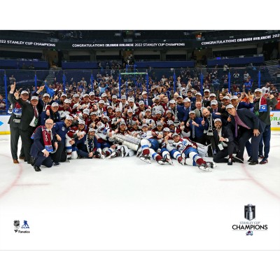 Unsigned Colorado Avalanche Fanatics Authentic 2022 Stanley Cup Champions Team Celebration Photograph