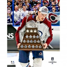 Unsigned Colorado Avalanche Cale Makar Fanatics Authentic 2022 Stanley Cup Champions Raising Conn Smythe Photograph