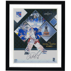 Фото с автографом New York Rangers Igor Shesterkin Fanatics Authentic 16 x 20 2022 Vezina Trophy Winner Stylized Фото с автографом New York Rangers Igor Shesterkin Fanatics Authentic 16 x 20 2022 Vezina Trophy Winner Stylized