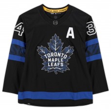 Игровая джерси Auston Matthews Toronto Maple Leafs Fanatics Authentic Autographed adidas 2022 Hart Trophy Winner Alternative Authentic with 2022 Hart Inscription