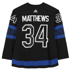 Джерси с автографом Auston Matthews Toronto Maple Leafs Fanatics Authentic adidas 2022 Hart Trophy Winner Alternative Authentic with '2022 Hart'' Inscription