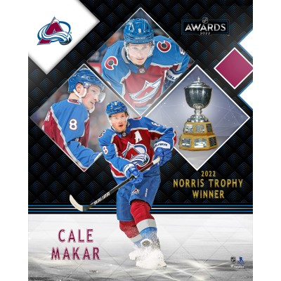 Unsigned Colorado Avalanche Cale Makar Fanatics Authentic 2022 Norris Trophy Winner Photograph