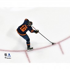 Unsigned Edmonton Oilers Zach Hyman Fanatics Authentic Warms Up in Navy Jersey Photograph Unsigned Edmonton Oilers Zach Hyman Fanatics Authentic Warms Up in Navy Jersey Photograph