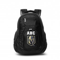 Vegas Golden Knights MOJO Personalized Premium Laptop Backpack - Black
