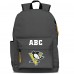 Pittsburgh Penguins MOJO Personalized Campus Laptop Backpack - Gray