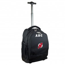 New Jersey Devils MOJO 19 Personalized Premium Wheeled Backpack - Black
