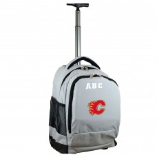 Рюкзак на колесах Calgary Flames MOJO 19 Personalized Premium - Gray
