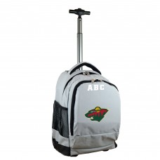 Рюкзак на колесах Minnesota Wild MOJO 19 Personalized Premium - Gray