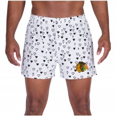 Chicago Blackhawks Concepts Sport Epiphany All Over Print Knit Boxers - White