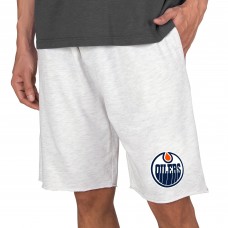 Шорты Edmonton Oilers Concepts Sport Mainstream Terry - Oatmeal