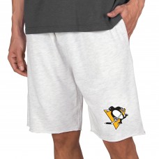 Шорты Pittsburgh Penguins Concepts Sport Mainstream Terry - Oatmeal