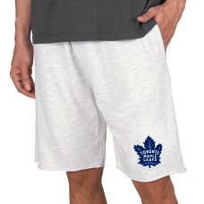 Toronto Maple Leafs Concepts Sport Mainstream Terry Shorts - Oatmeal