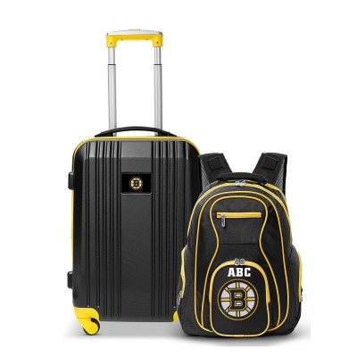 Рюкзак и чемодан Boston Bruins MOJO Personalized Premium