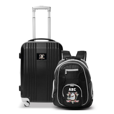 Рюкзак и чемодан Anaheim Ducks MOJO Personalized Premium