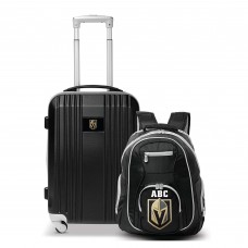 Vegas Golden Knights MOJO Personalized Premium 2-Piece Backpack & Carry-On Set