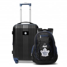 Toronto Maple Leafs MOJO Personalized Premium 2-Piece Backpack & Carry-On Set