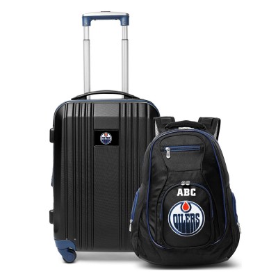 Рюкзак и чемодан Edmonton Oilers MOJO Personalized Premium