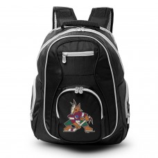 Arizona Coyotes MOJO Personalized Premium Color Trim Backpack - Black