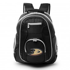 Anaheim Ducks MOJO Personalized Premium Color Trim Backpack - Black