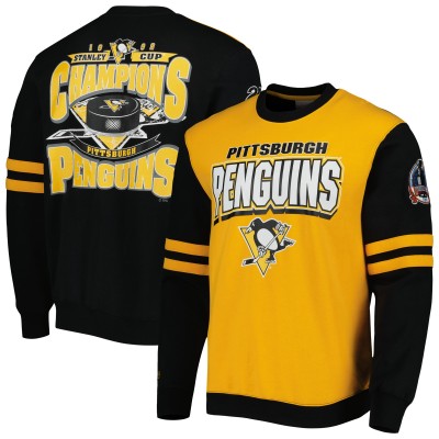 Кофта Pittsburgh Penguins Mitchell & Ness 1992 Stanley Cup Champions - Gold/Black