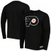 Philadelphia Flyers Mitchell & Ness Logo Long Sleeve T-Shirt - Black