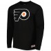 Philadelphia Flyers Mitchell & Ness Logo Long Sleeve T-Shirt - Black