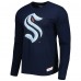 Футболка с длинным рукавом Seattle Kraken Mitchell & Ness Logo - Deep Sea Blue