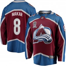 Cale Makar Colorado Avalanche 2022 Stanley Cup Champions Breakaway Patch Player Jersey - Burgundy