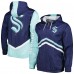 Seattle Kraken Mitchell & Ness Undeniable Full-Zip Windbreaker - Deep Sea Blue