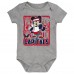 Малышам Washington Capitals Red/Navy/Heather Gray Disney 3-Piece Bodysuit Set