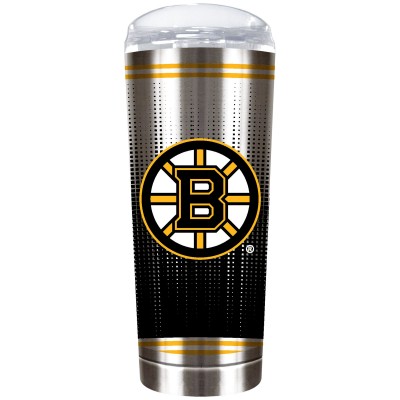 Boston Bruins Team Logo 18oz. Personalized Roadie Tumbler