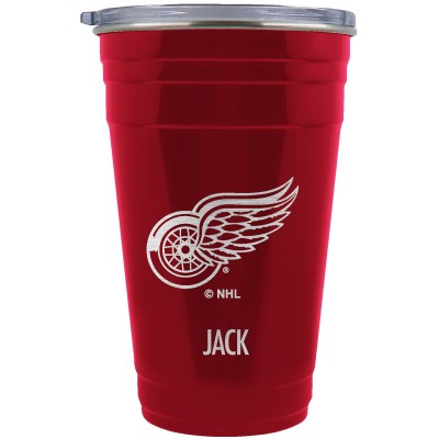 Именной стакан Detroit Red Wings Team Logo 22oz.
