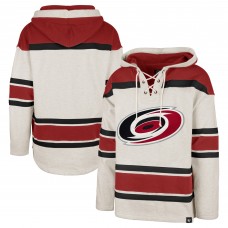 Carolina Hurricanes 47 Oatmeal Rockaway Lace-Up Pullover Hoodie Carolina Hurricanes 47 Oatmeal Rockaway Lace-Up Pullover Hoodie