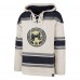 Толстовка Columbus Blue Jackets 47 Rockaway Lace-Up - Oatmeal