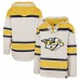 Толстовка Nashville Predators 47 Rockaway Lace-Up - Oatmeal