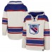 Толстовка New York Rangers 47 Rockaway Lace-Up - Oatmeal