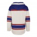 Толстовка New York Rangers 47 Rockaway Lace-Up - Oatmeal