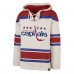 Washington Capitals 47 Oatmeal Rockaway Lace-Up Pullover Hoodie