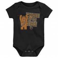 Vegas Golden Knights Infant Star Wars Wookie of the Year Bodysuit - Black