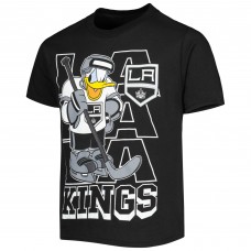 Los Angeles Kings Youth Disney Donald Duck Three-Peat T-Shirt - Black