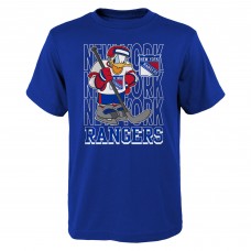 New York Rangers Youth Disney Donald Duck Three-Peat T-Shirt - Blue