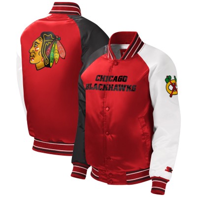 Куртка Chicago Blackhawks Starter Youth Raglan - Red